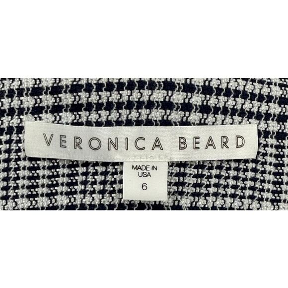 Veronica Beard Dickey Leo Schoolboy Blazer Navy Plaid Preppy Jacket Size 6 - Picture 5 of 14